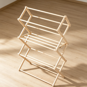 Solid Maple Large Wooden Folding Drying Rack