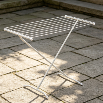X-Frame Collapsible Metal Clothes Drying Rack