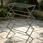 Silver 3-Tier Expandable Collapsible Metal Drying Rack