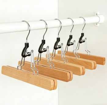 Sturdy Wooden Trouser Hangers