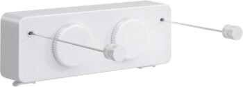 Anti-Sag Adjustable Retractable Clothesline Wall Mount