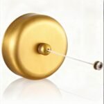 Gold 304 Stainless Steel Wall-Mounted Retractable Clothesline