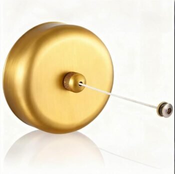 Gold 304 Stainless Steel Wall-Mounted Retractable Clothesline