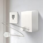 Wall-Mounted Retractable Indoor Clothesline No Sag